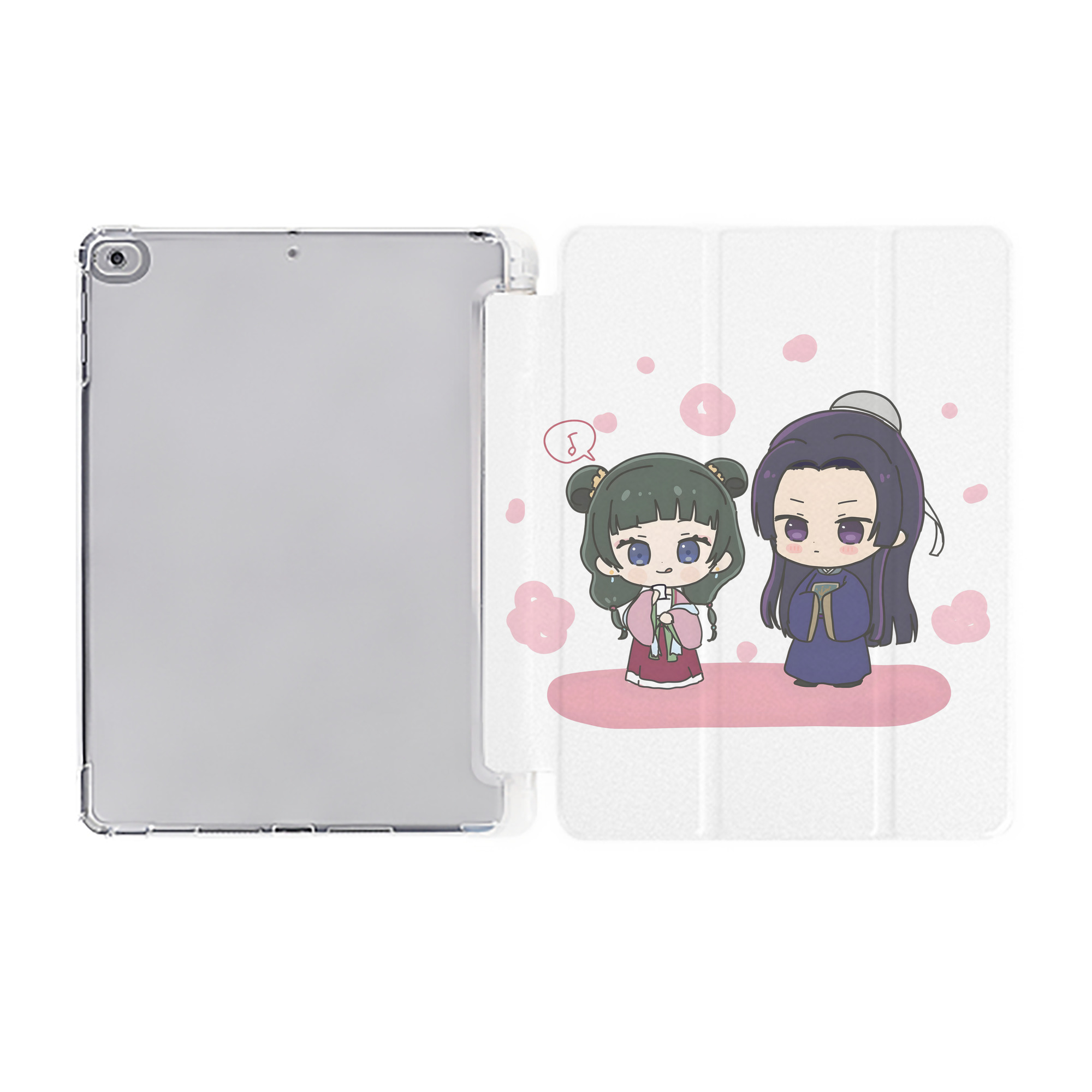 （画像用） 薬屋のひとりごと The Apothecary Diaries IPad ケース ペン収納付き 三つ折りスタンド PUレザー×シリコン 対応機種9.5/10.5/10.9インチ